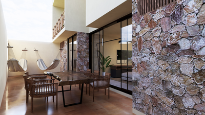 cocoteros house living room
